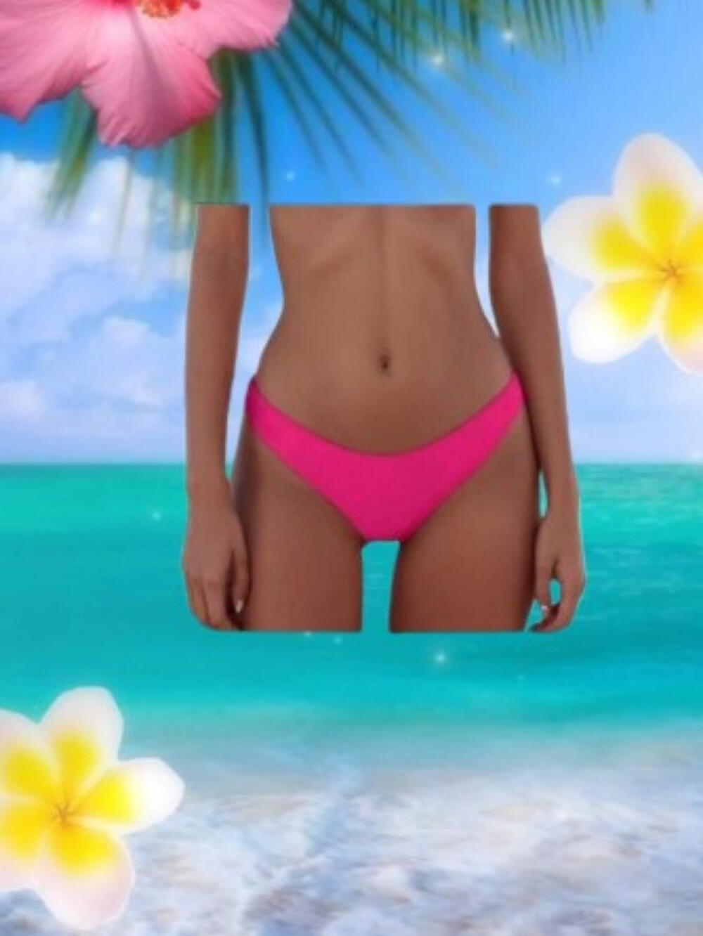 Watermelon Pink Bikini Bottoms